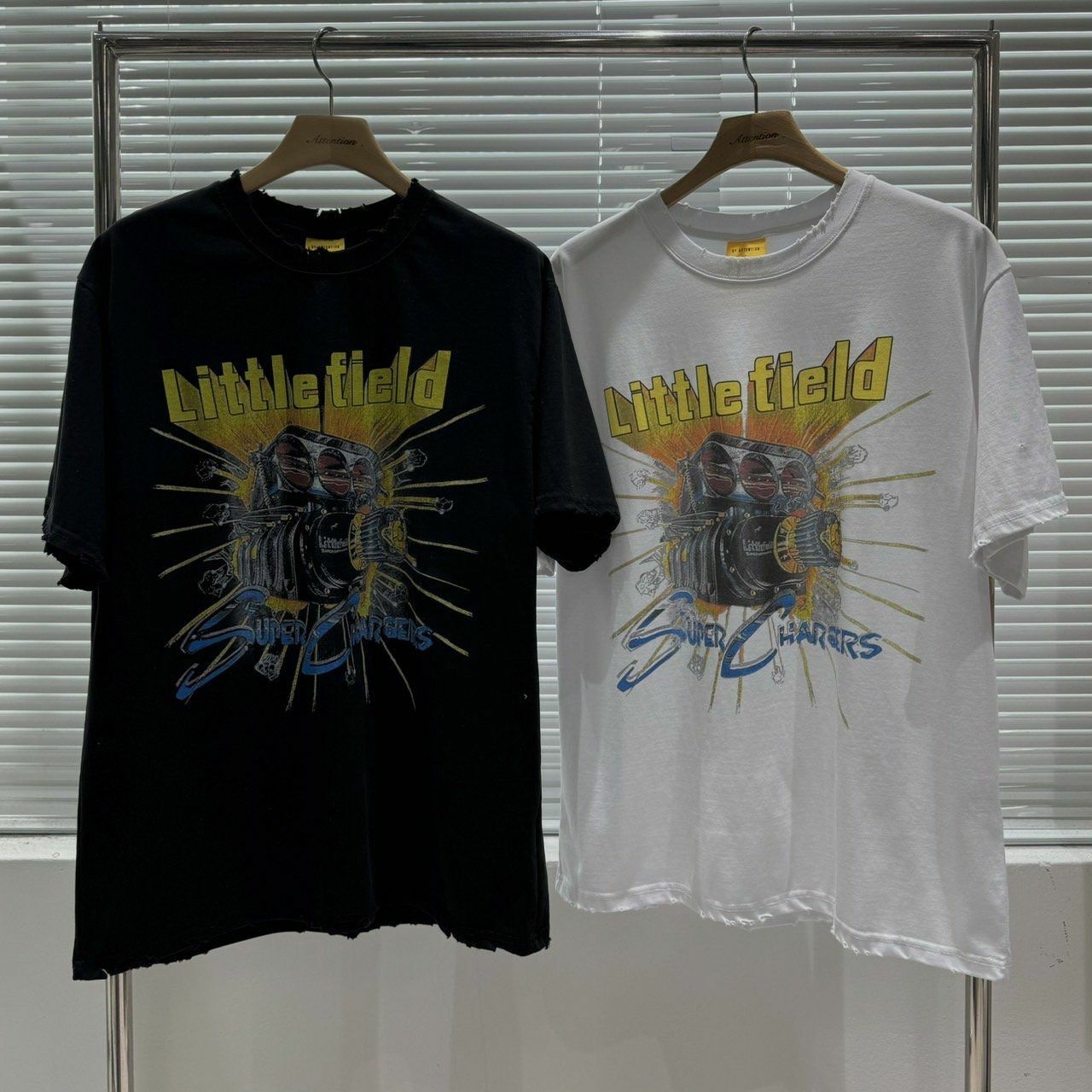 英文字圖案短袖Tee BY ATTENTION-181T