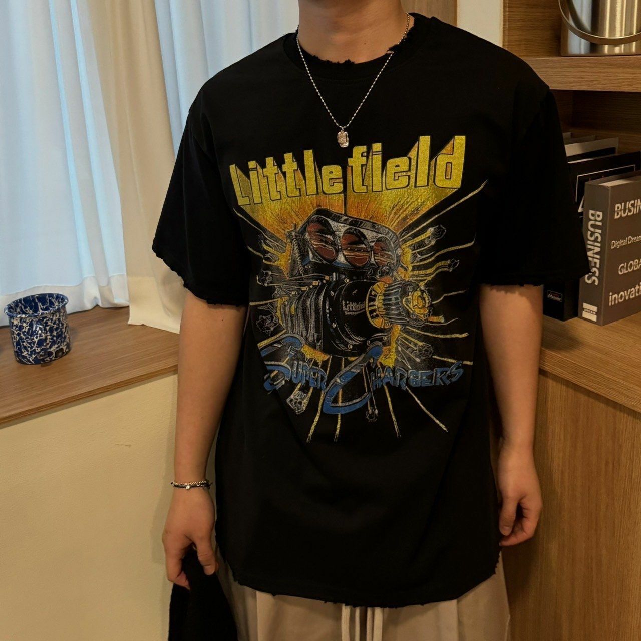 英文字圖案短袖Tee BY ATTENTION-181T