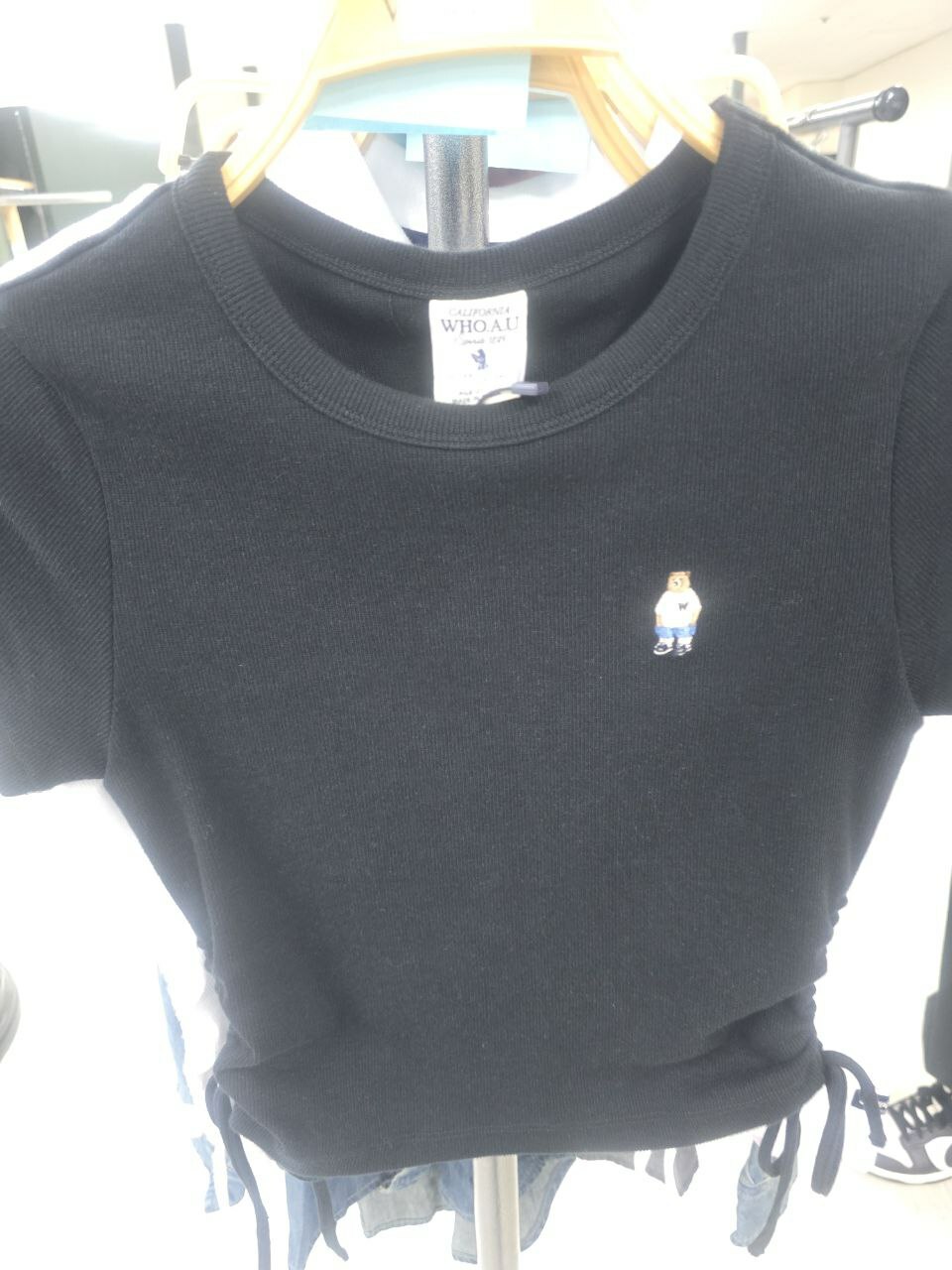 【WHO.A.U】Steve Colorblock T-Shirt K] WHO.A.U