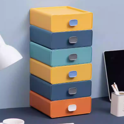 暢兜兜ins風桌面收納盒辦公室書桌上儲物小櫃  (0.5kg)