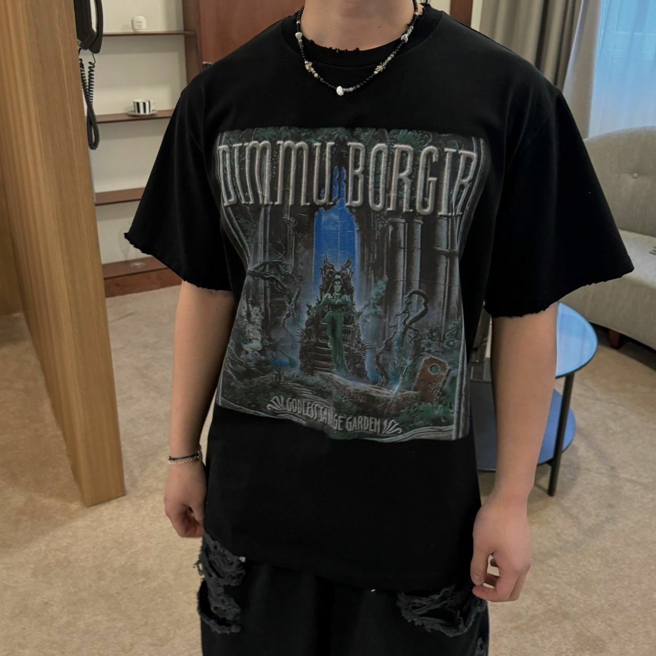 英文字圖案短袖Tee BY ATTENTION-182T