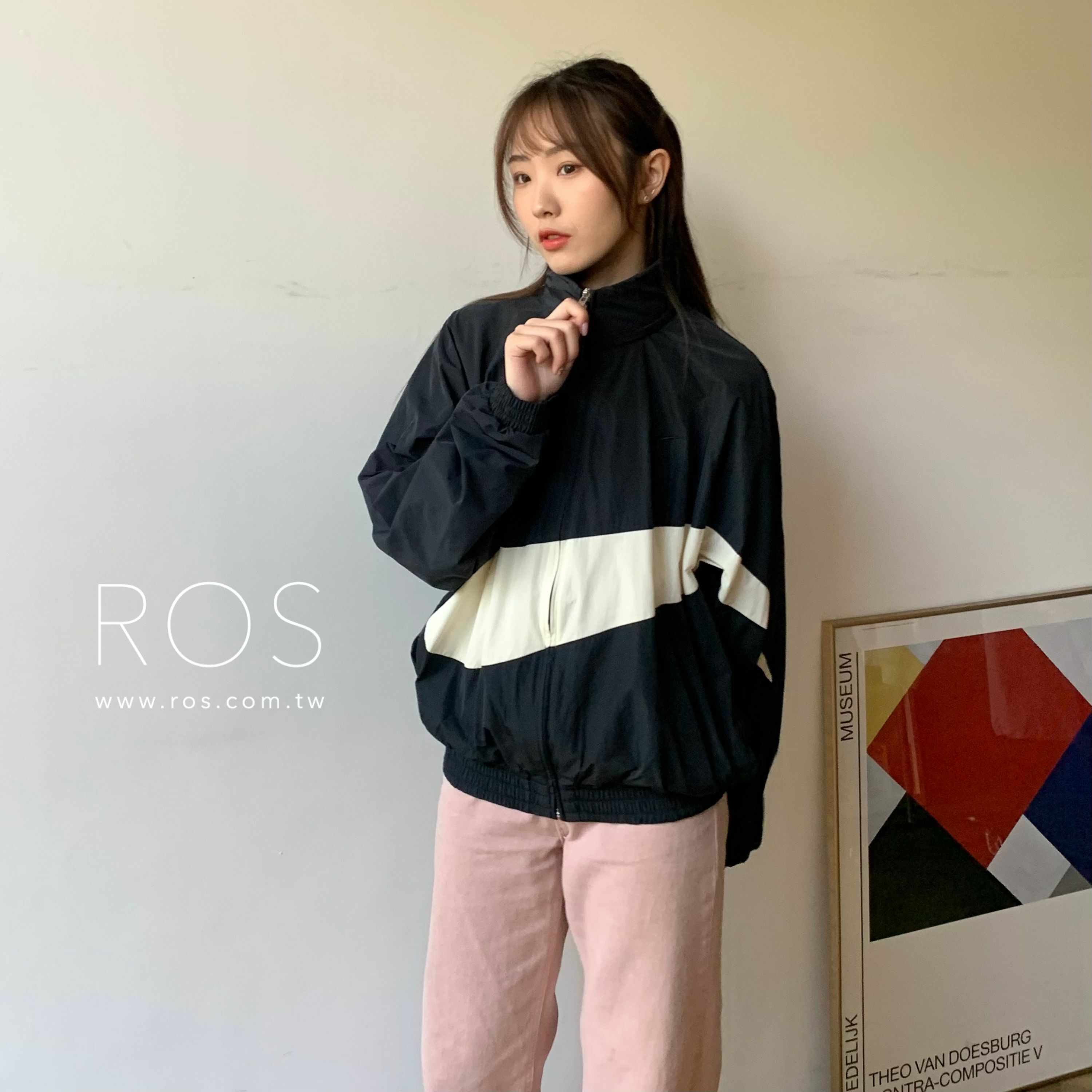 Nike 刺繡小勾雙層風衣外套 (3colors)