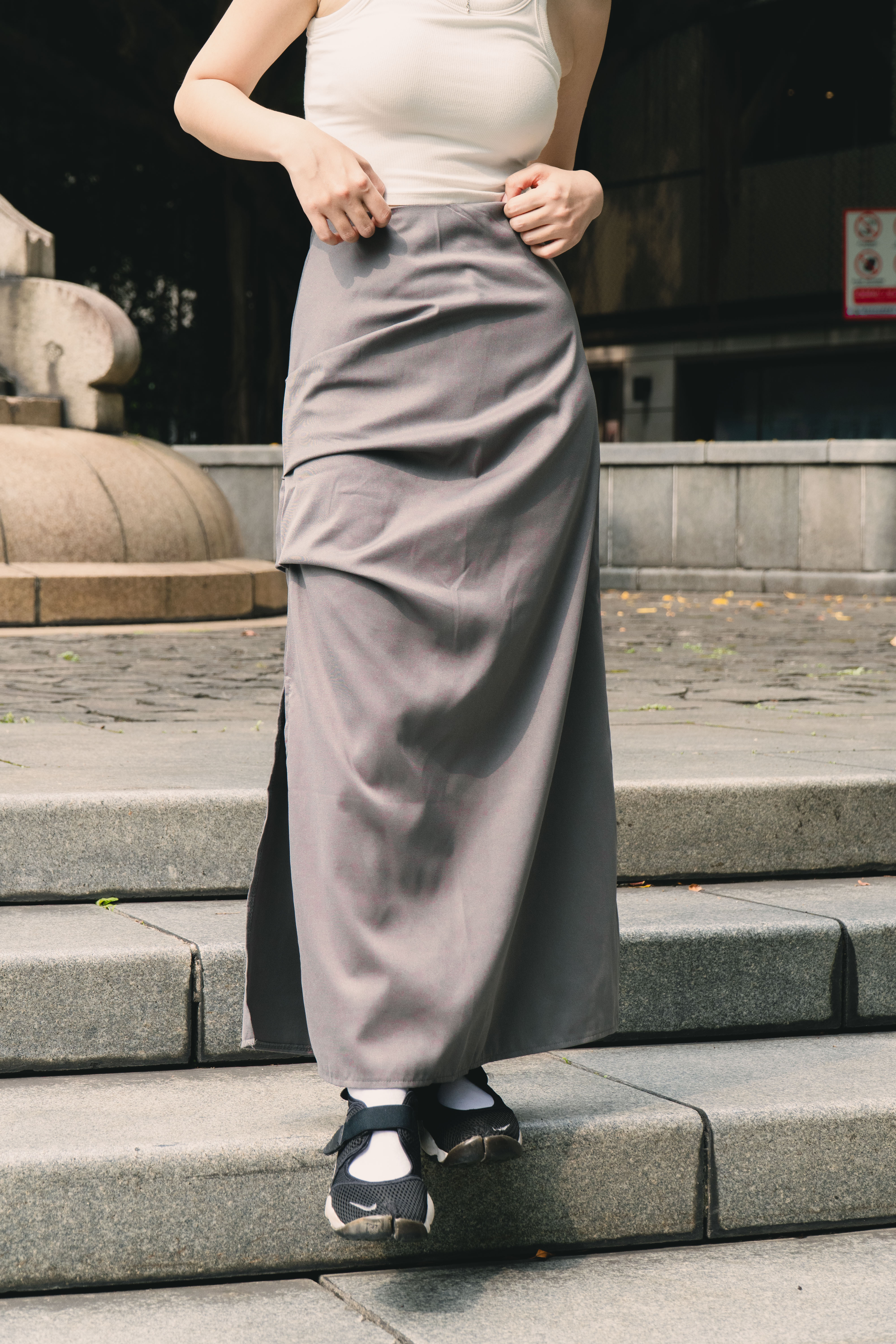 『Always_Good』包臀 皺褶 長裙