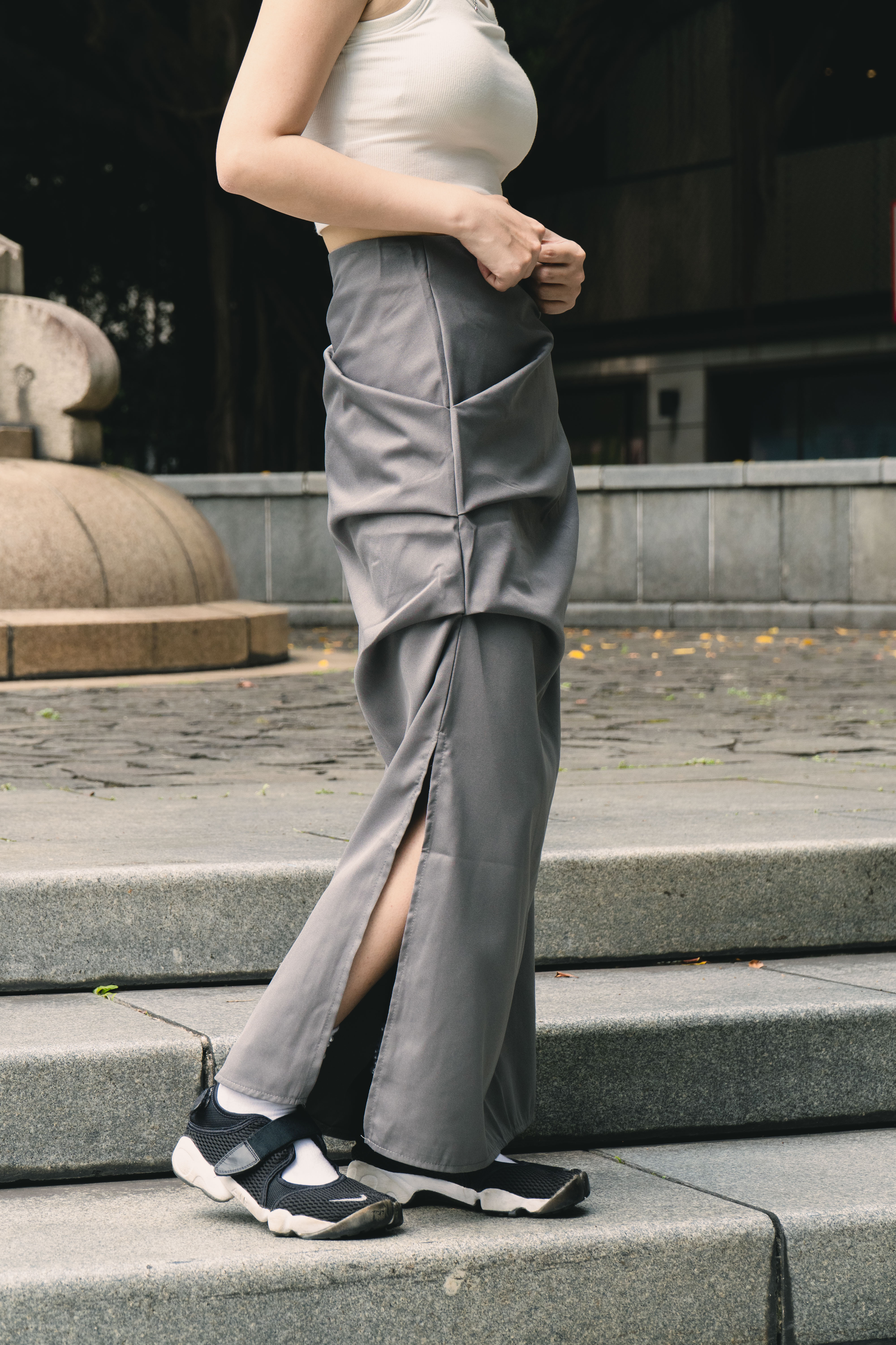 『Always_Good』包臀 皺褶 長裙