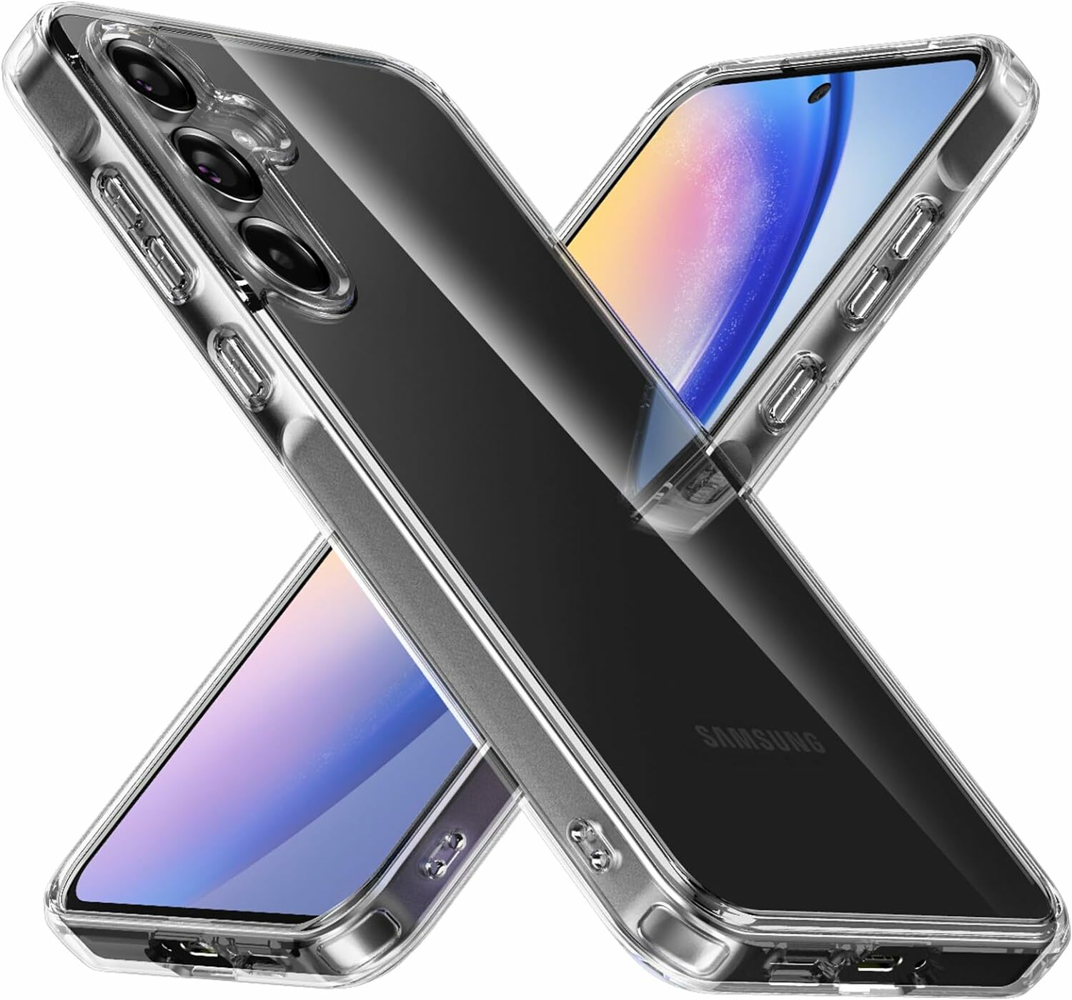 XPRO - Crystal Clear - Samsung A56 A36 Case 透明貼身防撞手機保護硬殼