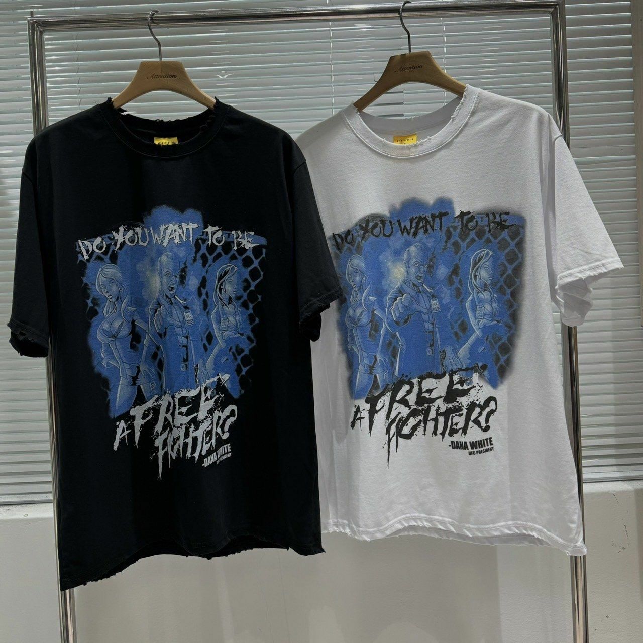 英文字圖案短袖Tee BY ATTENTION-186T