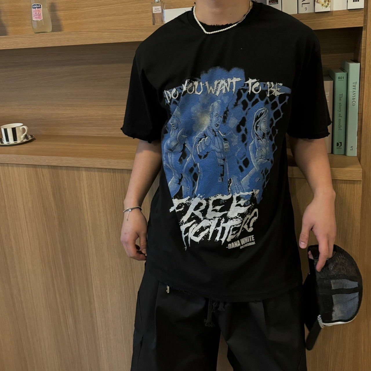 英文字圖案短袖Tee BY ATTENTION-186T