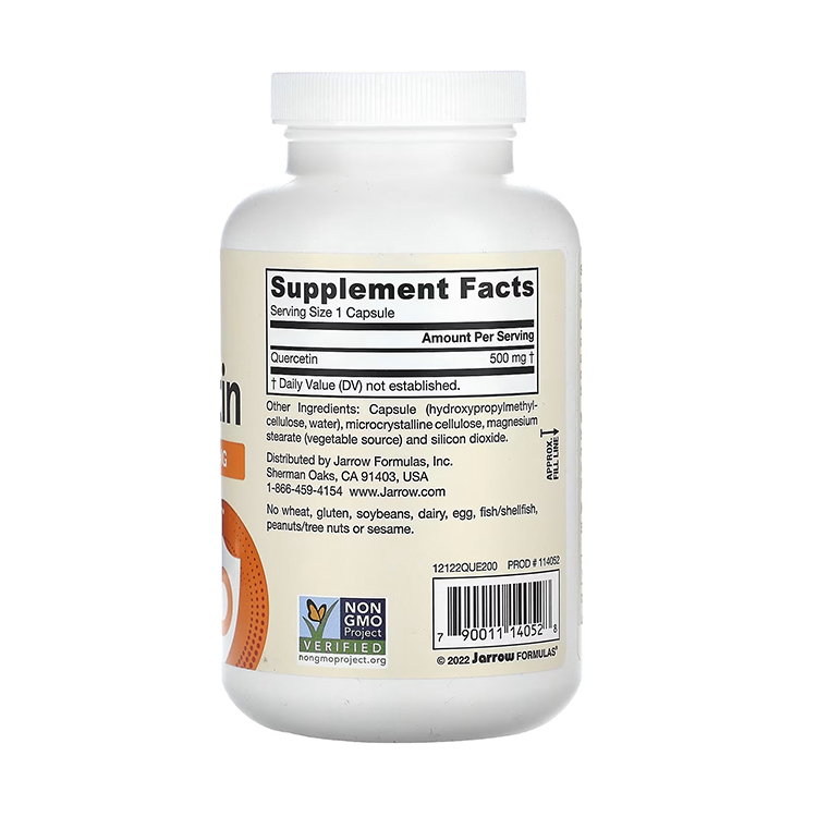 Jarrow Formulas, Quercetin, 500 mg, 200 Veg Capsules