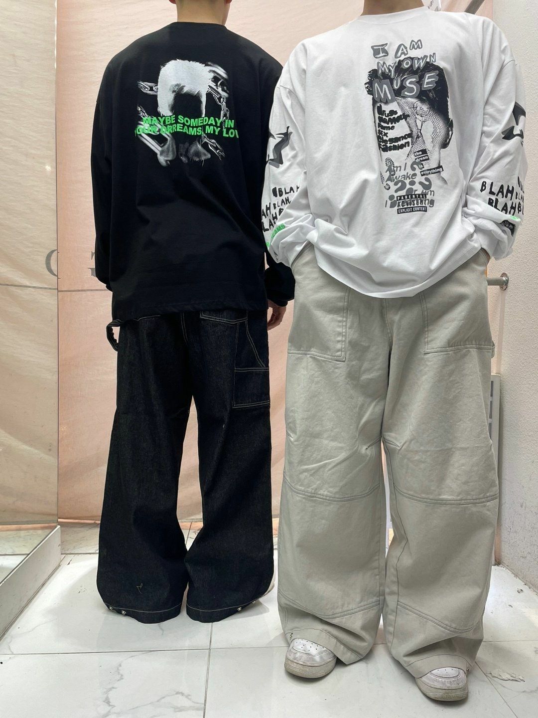 淨色鬆身褲 GLAMOUR-006P