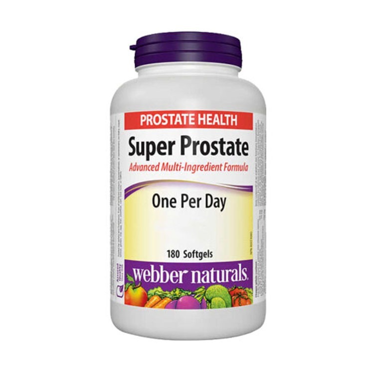 Webber Naturals Super Prostate , 180 Softgels [ EXP：05/2028 ]