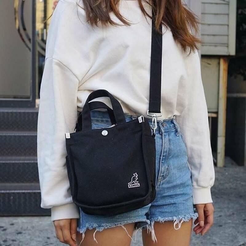 KANGOL Canvas Tote Bag Mini