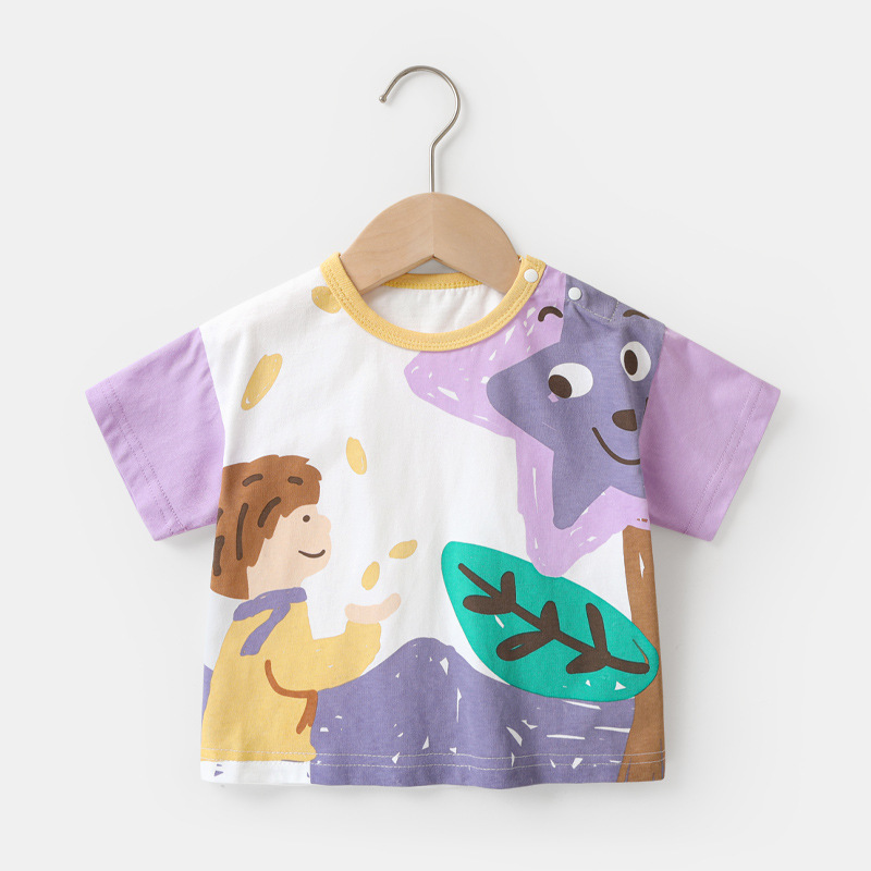 【限量】紫色森林短袖上衣