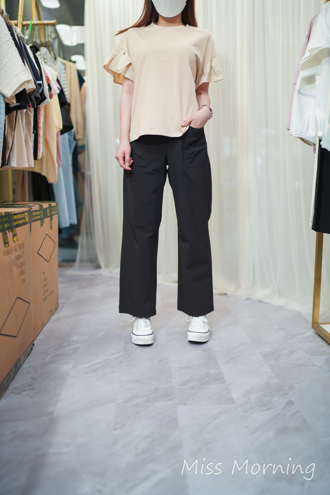 拼綿款上衣(13832)&薄身彈彈褲(33728)