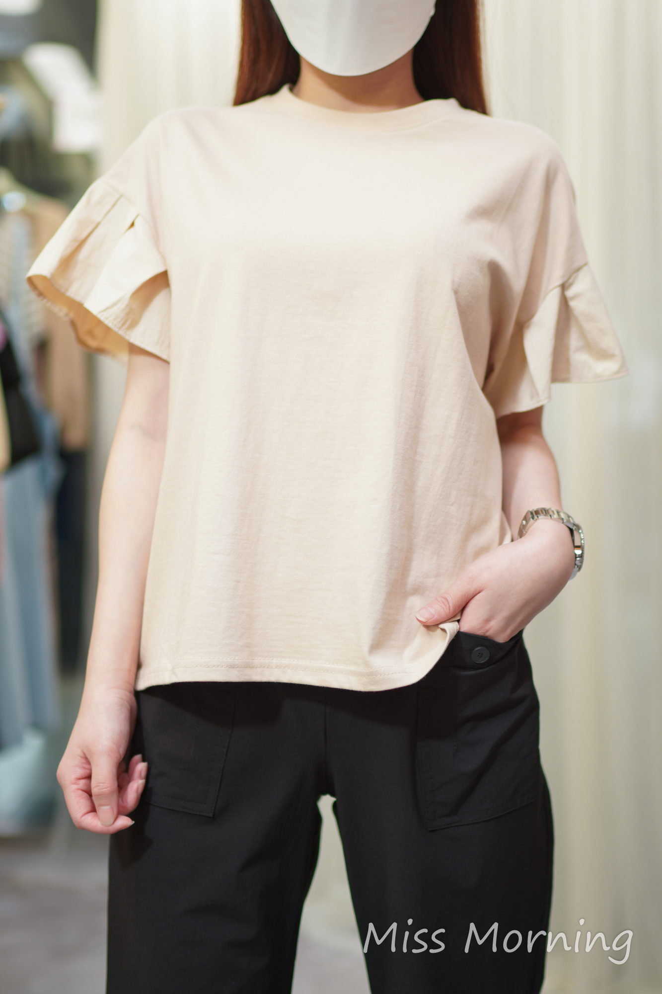 拼綿款上衣(13832)&薄身彈彈褲(33728)