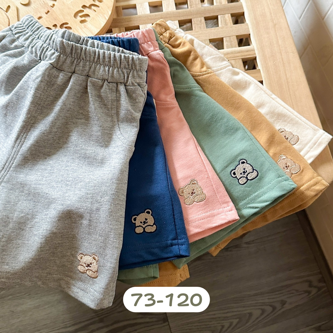 【限量】小熊標棉質短褲