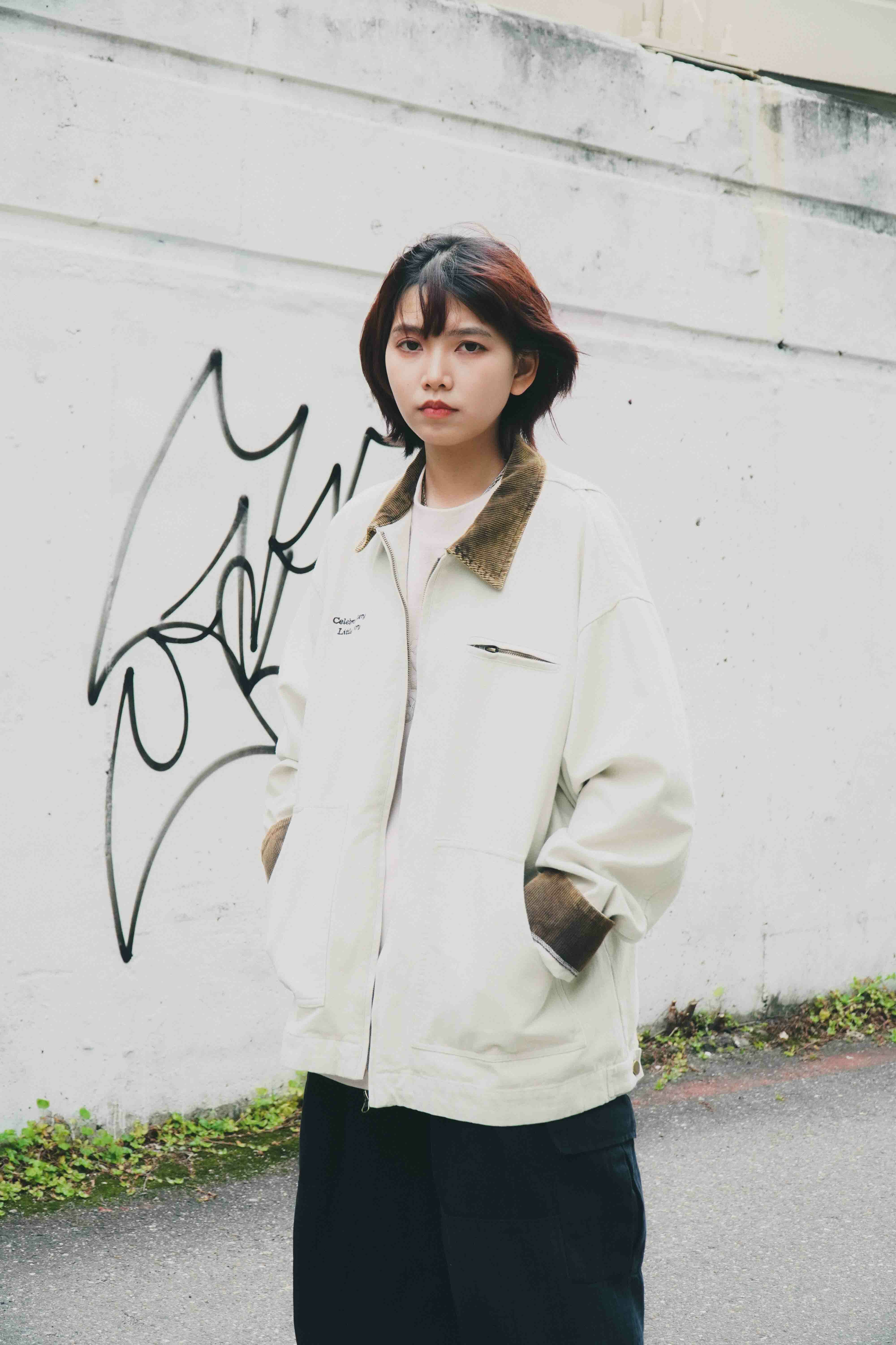 『Always_Good』撞色 燈芯絨領 做舊 水洗 底特律夾克 外套