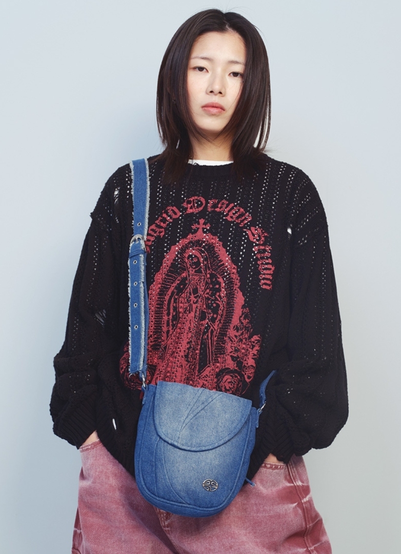 預訂｜MAHAGRID DENIM CROSS BAG