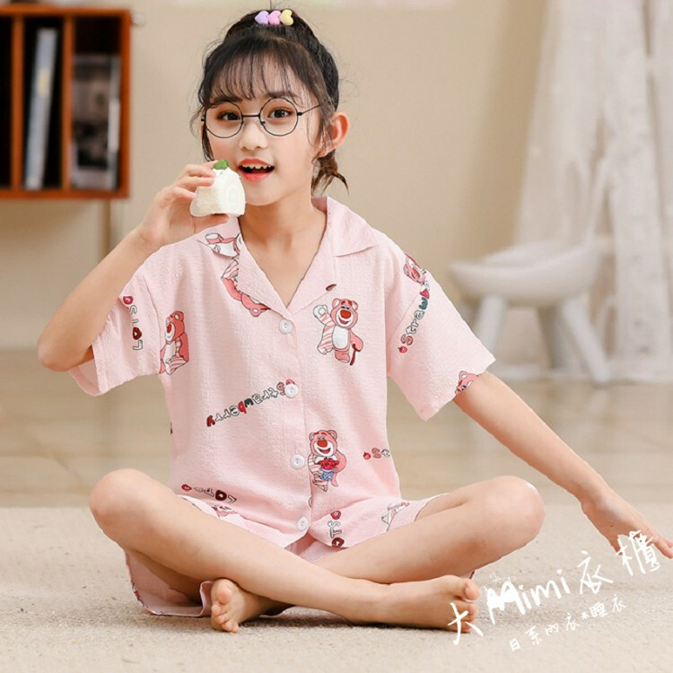 小童草莓熊睡衣