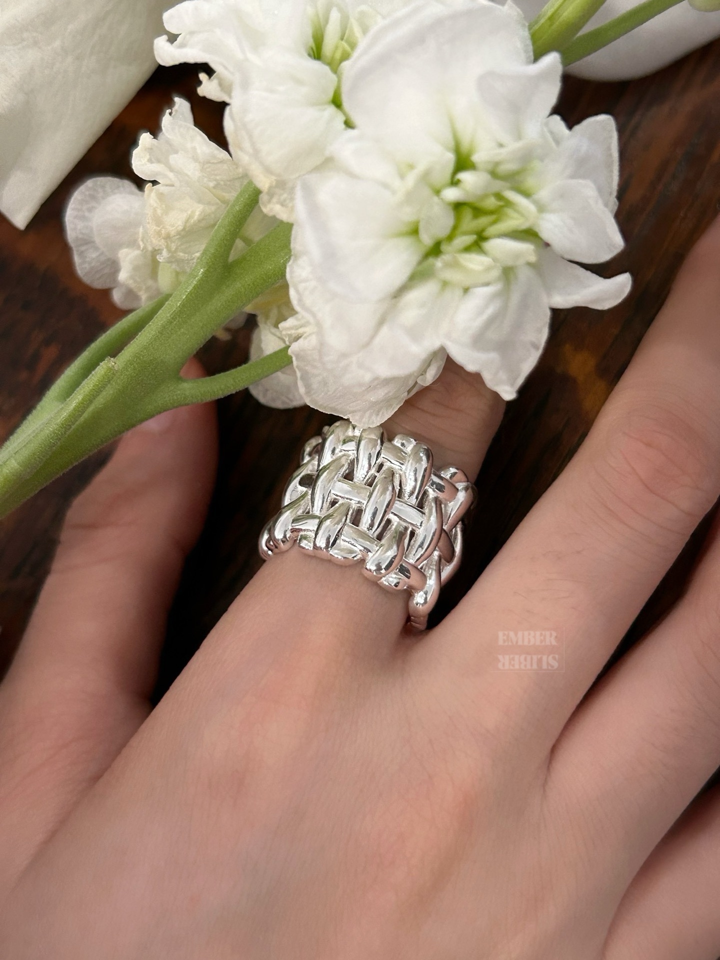 ✨✨S925 SILVER KNIT RING 🧶