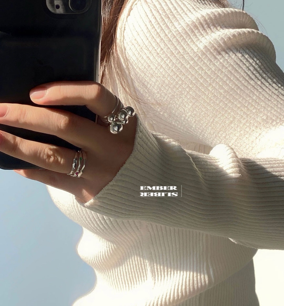 ✨✨S925 SILVER MULTI-LAYER BALLS RING🐷