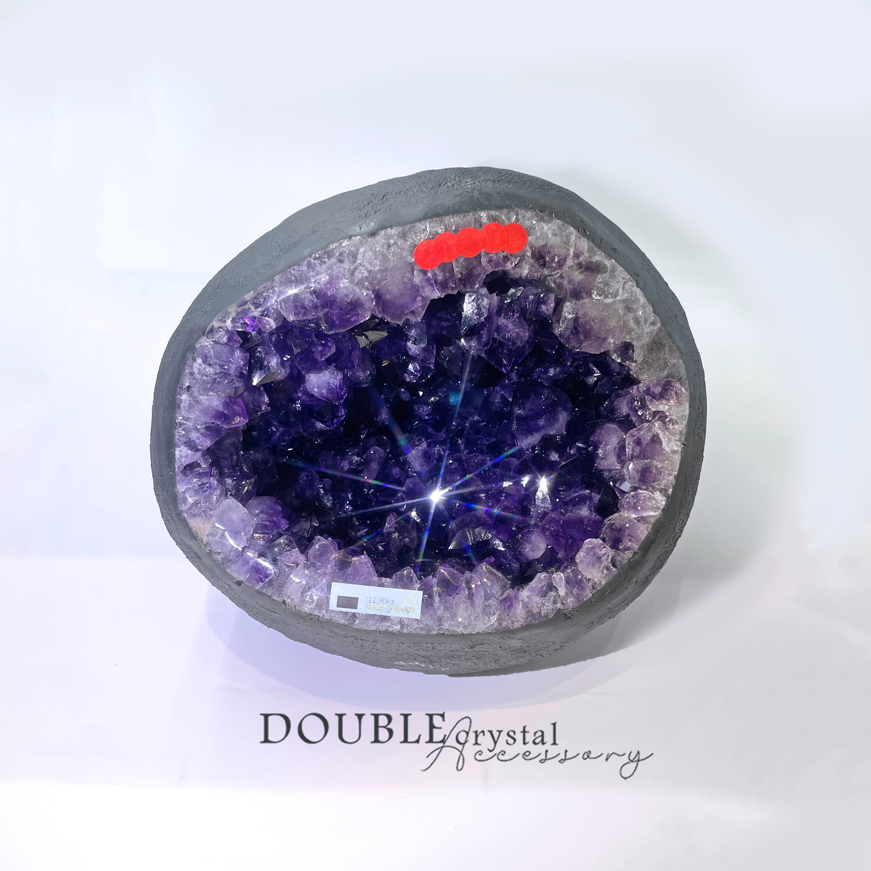 ［精品］巴西高等級紫晶洞．超大圓洞