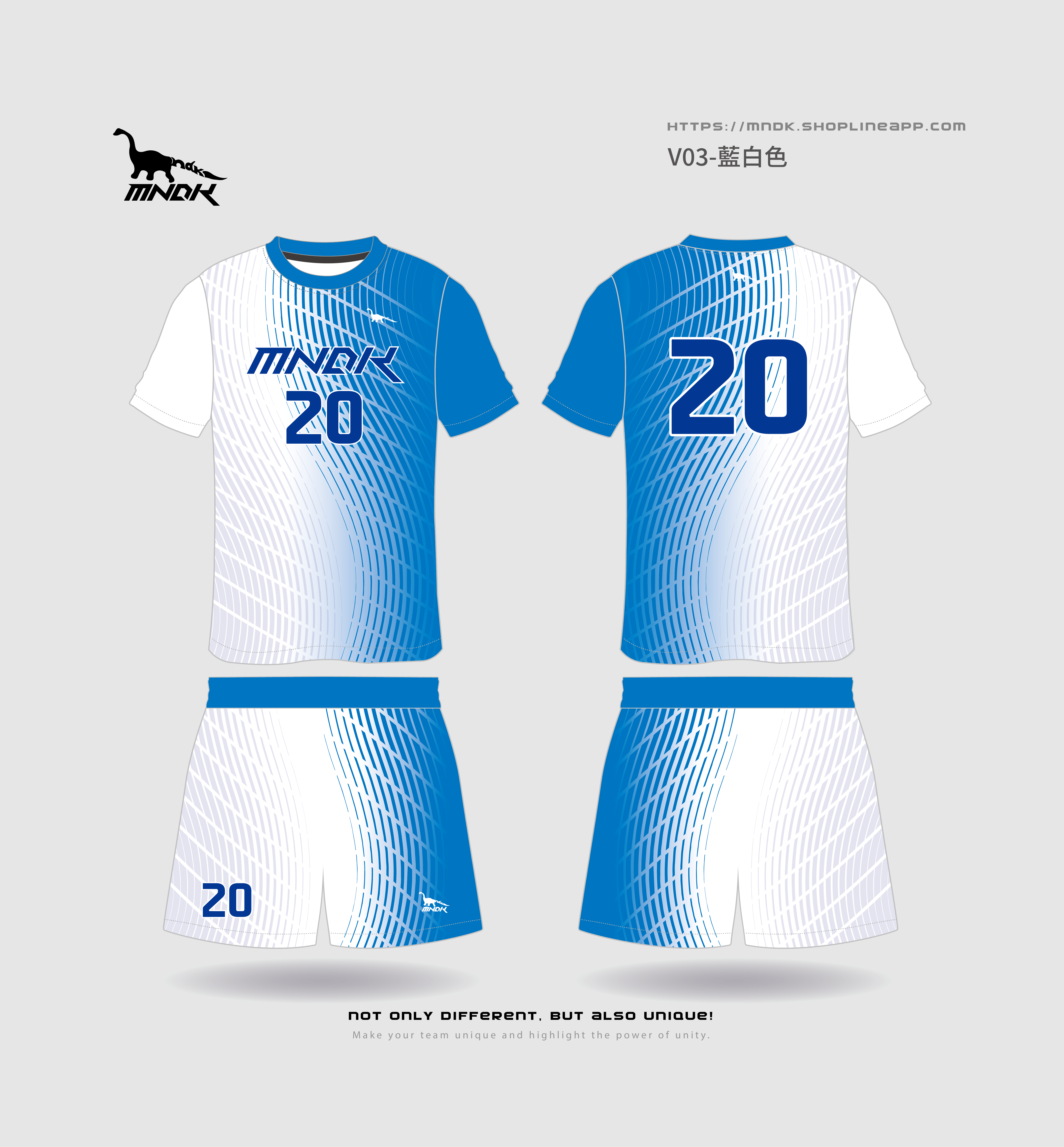 MNDK莫納帝克｜客製化團體服｜專業運動服｜公司制服｜台中volleyball-V03