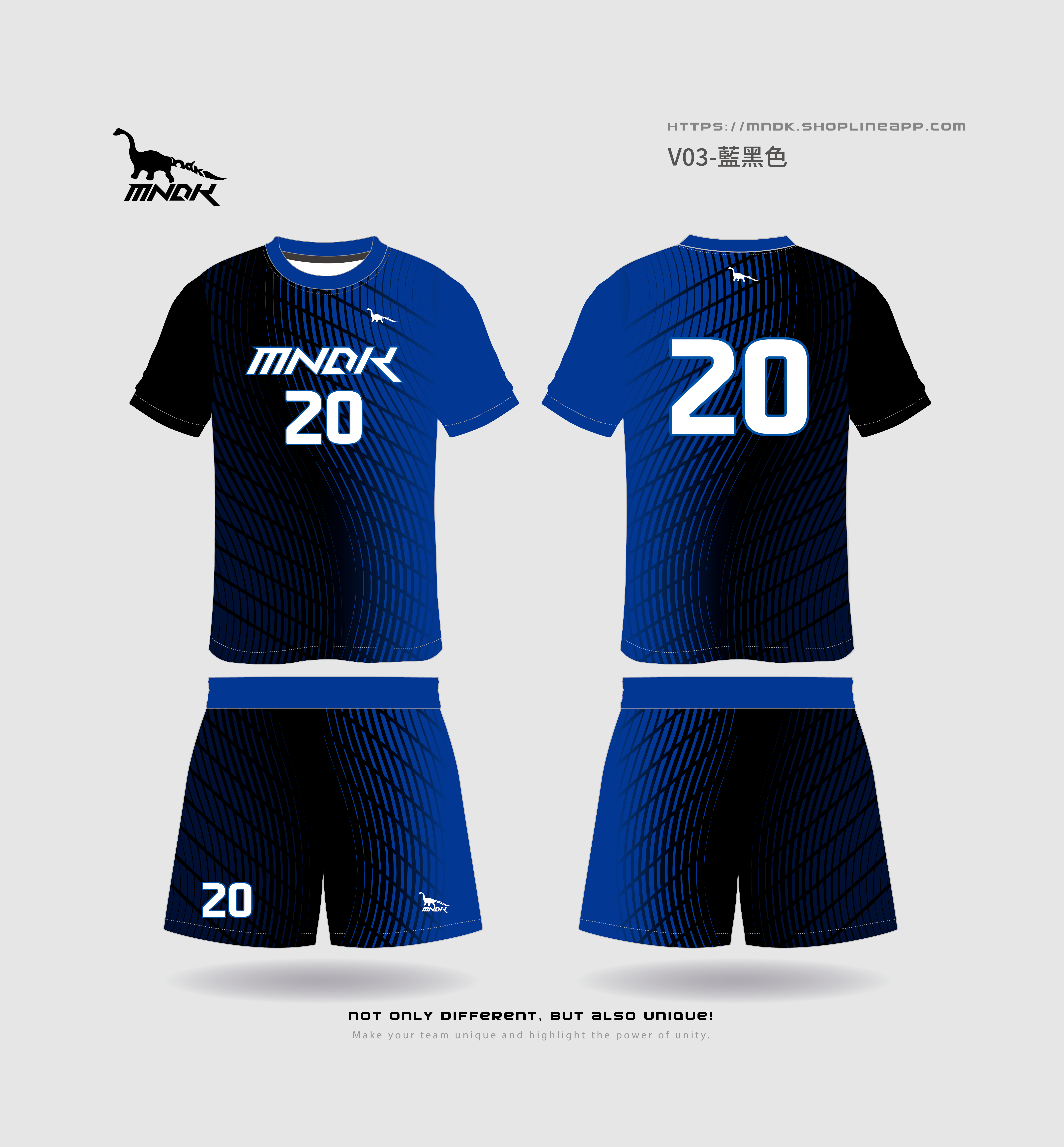 MNDK莫納帝克｜客製化團體服｜專業運動服｜公司制服｜台中volleyball-V03