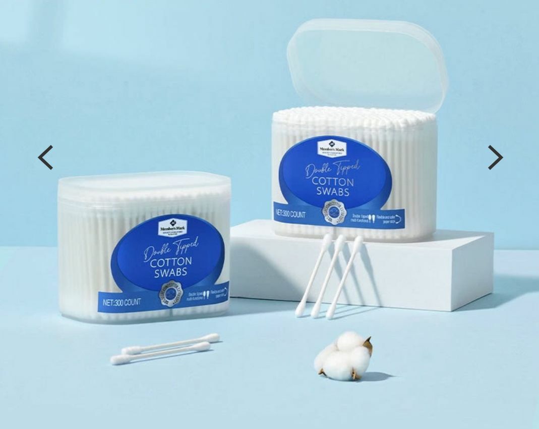 MM雙頭紙軸棉花棒 300枝/盒