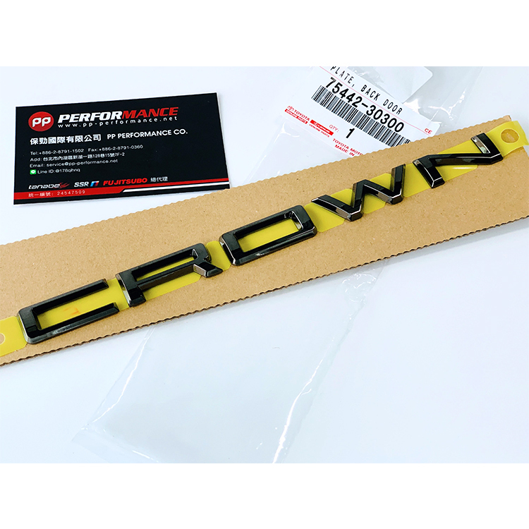 TOYOTA CROWN 皇冠 後箱尾門燻黑字樣