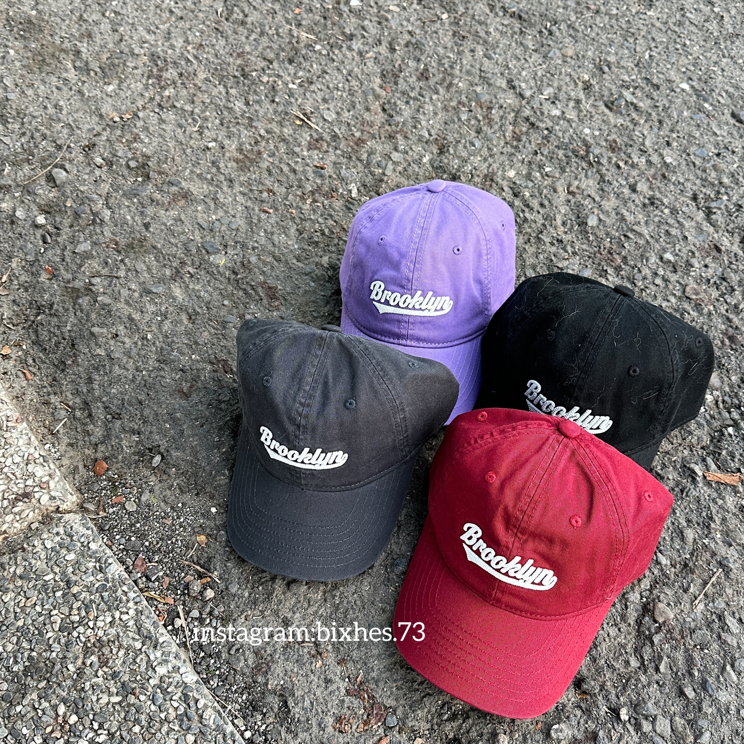 質感草寫刺繡老帽(H00030)