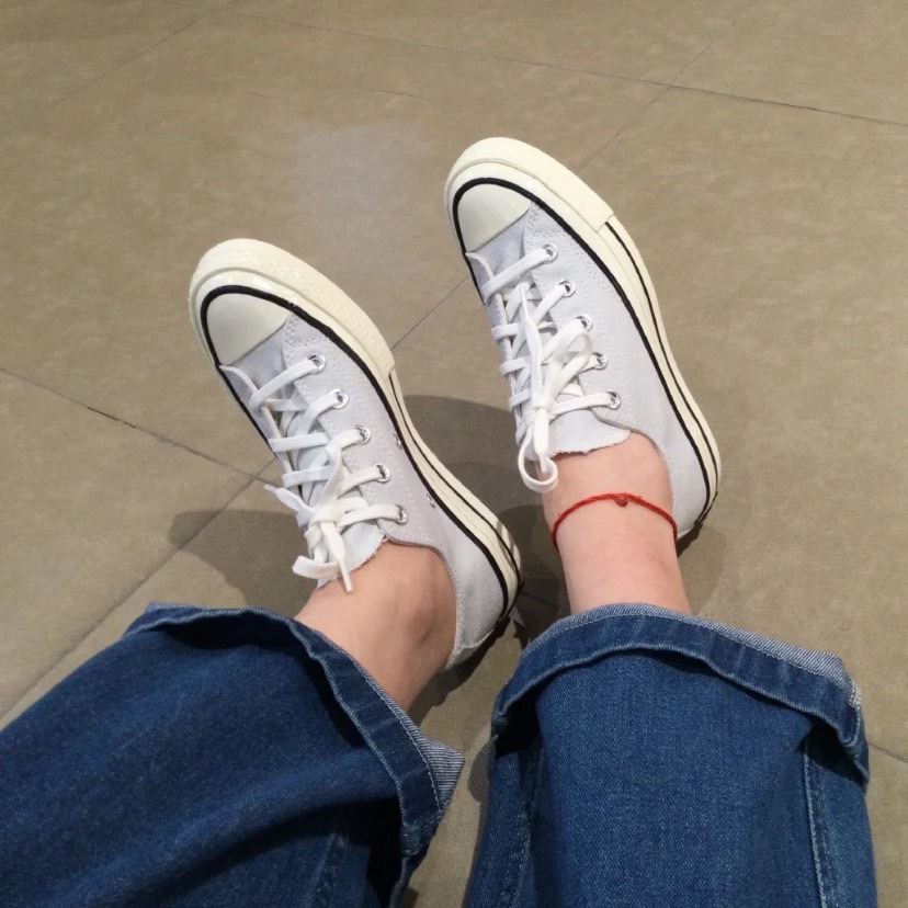 CONVERSE 1970 淺灰藍 帆布鞋 低筒 (A06528C）