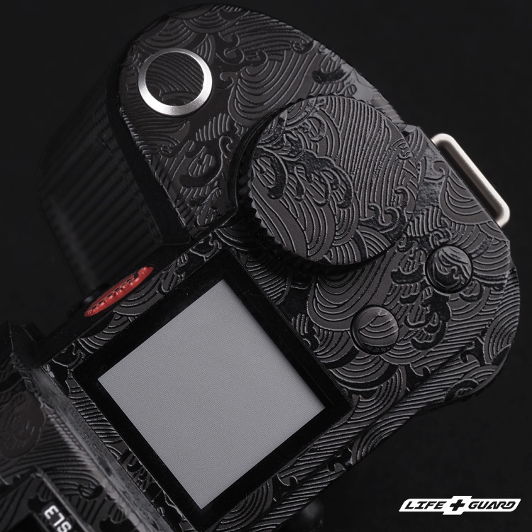 LIFE+GUARD 相機轉盤貼膜安裝示意，適用  Leica SL3