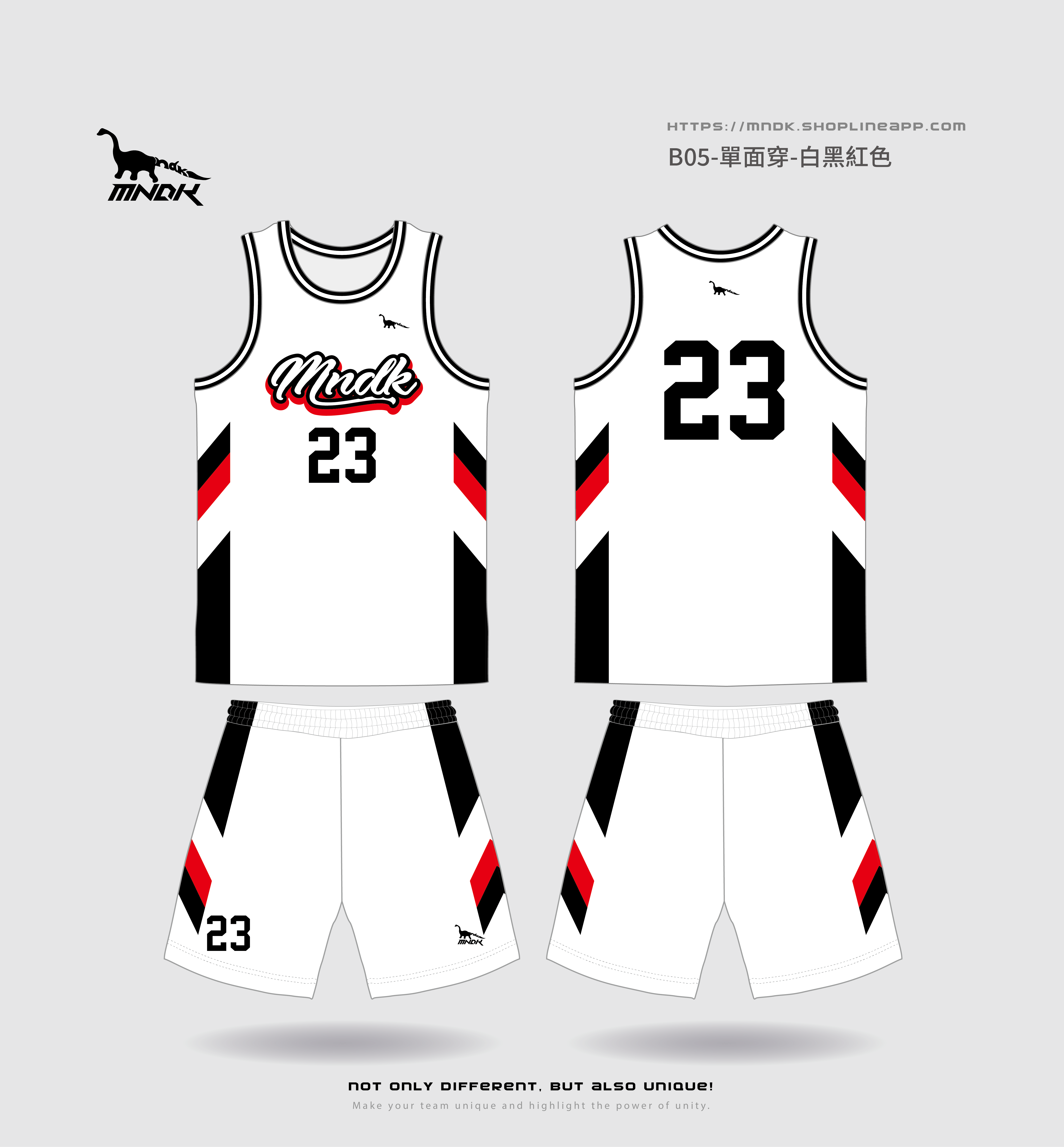 MNDK莫納帝克｜客製化團體服｜專業運動服｜公司制服｜台中basketball B05