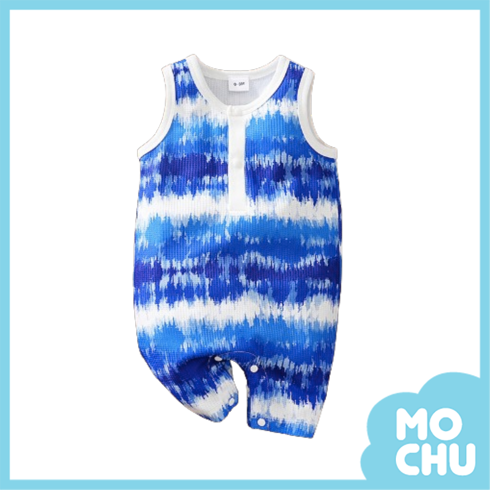 藍白音波連身衣