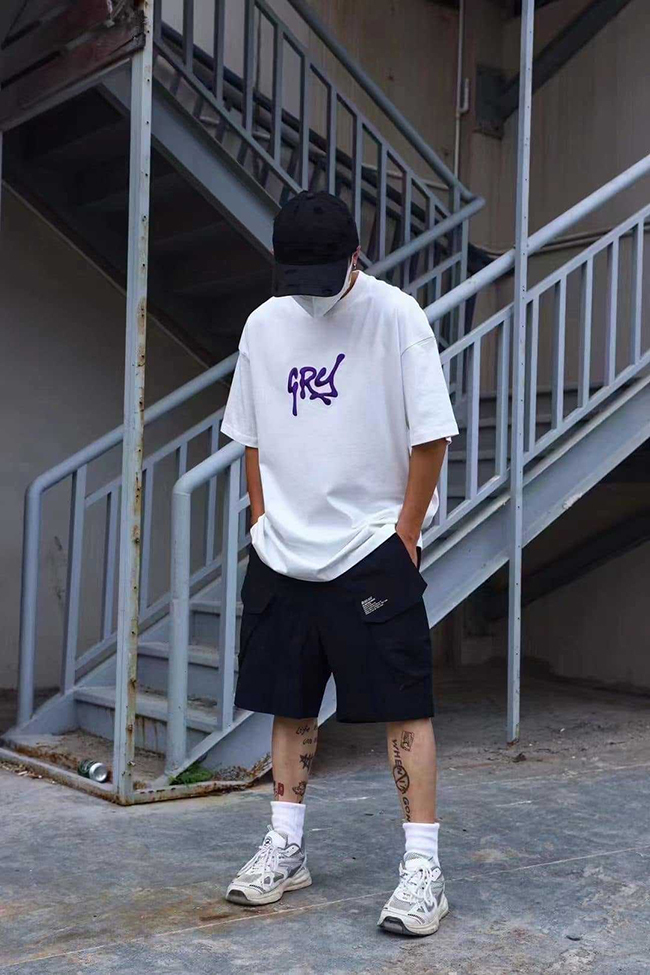 男裝系列#壯壯男也OK!刺繡重工質感超好短袖上衣-三色