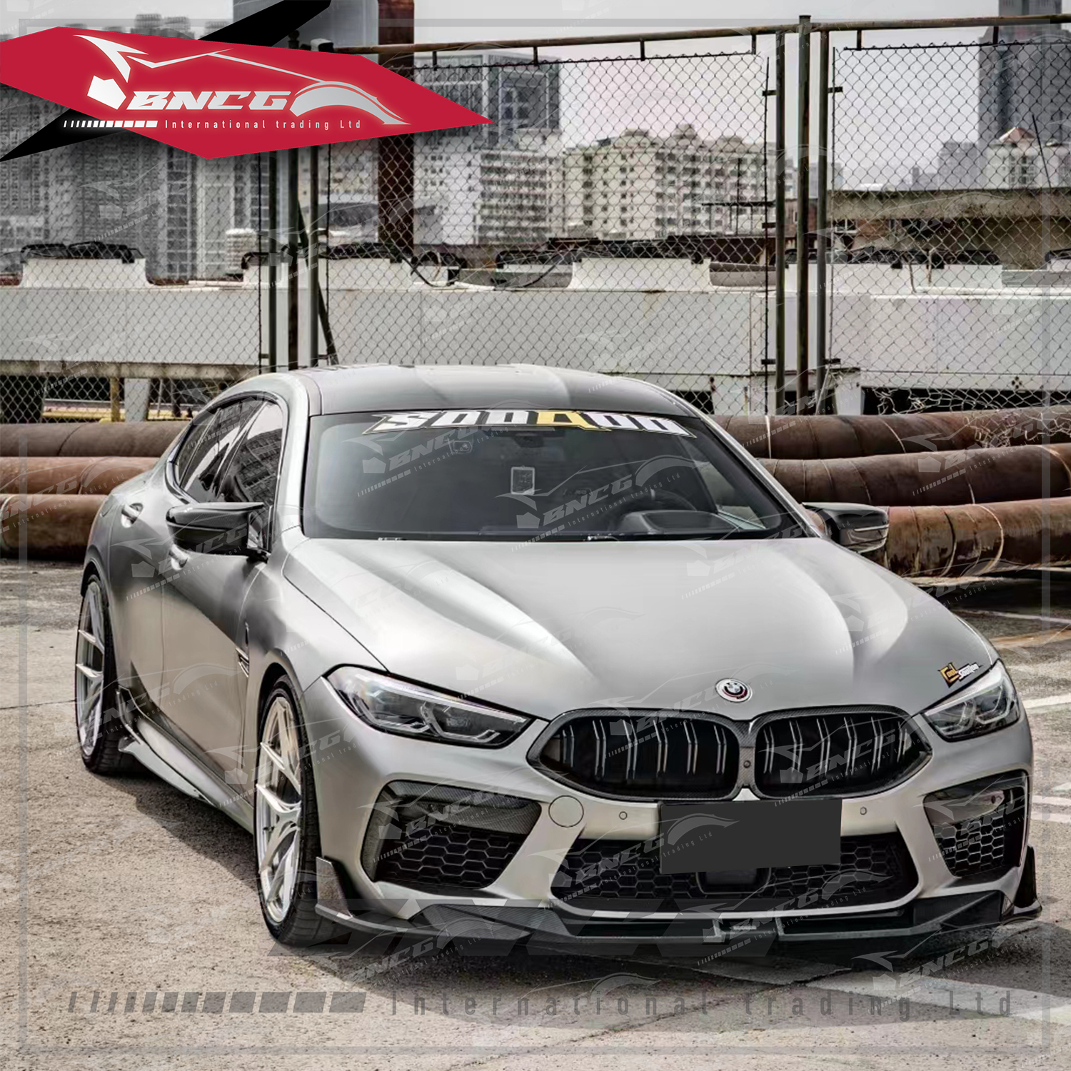 寶馬 BMW F92 F93 M8 乾碳纖維 外觀件 空力套件 SQ款 前下巴 後下巴 側裙 前保桿風口 水箱罩 前保桿包角