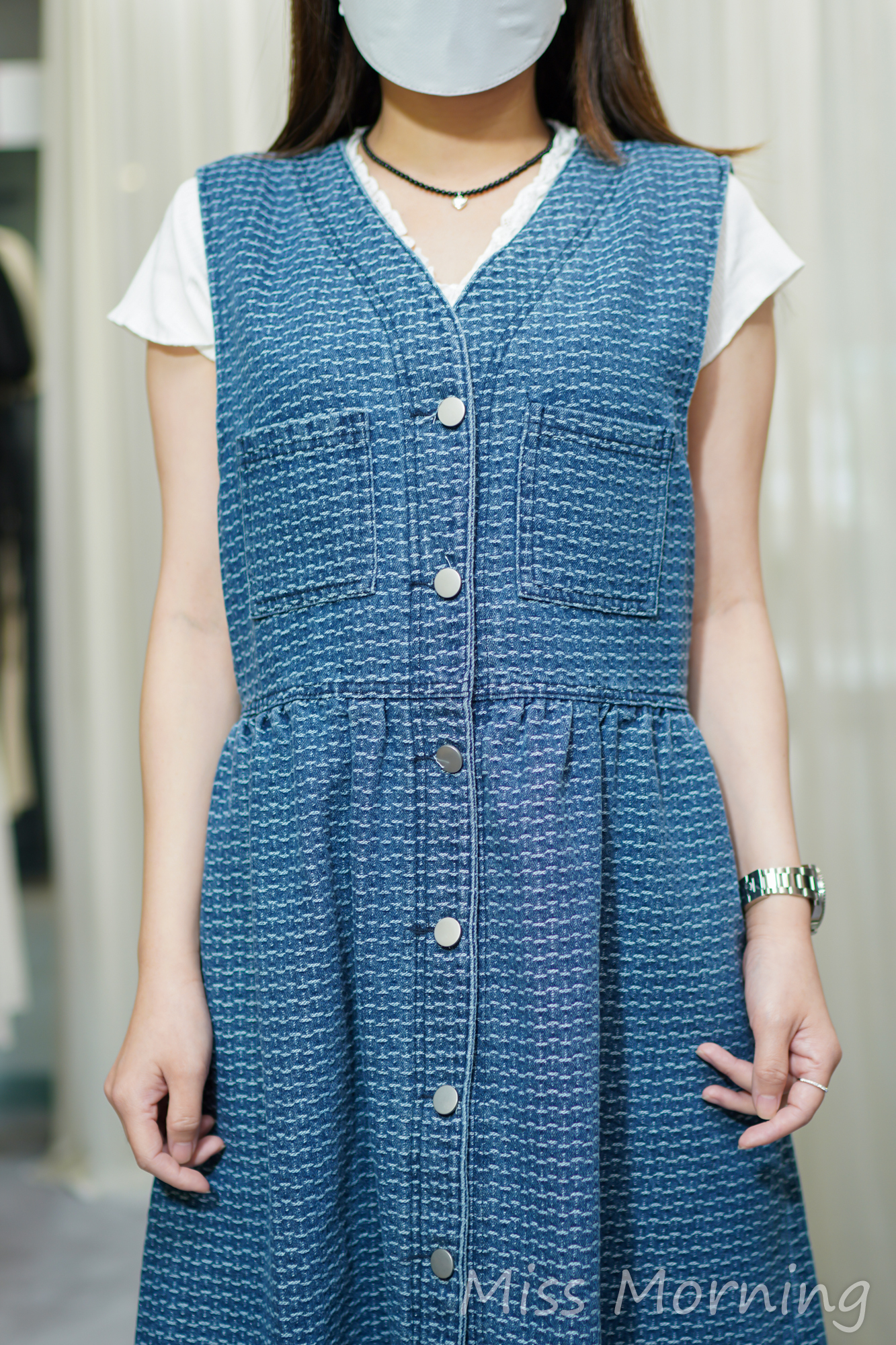 織紋款抵著牛仔ops(13833)