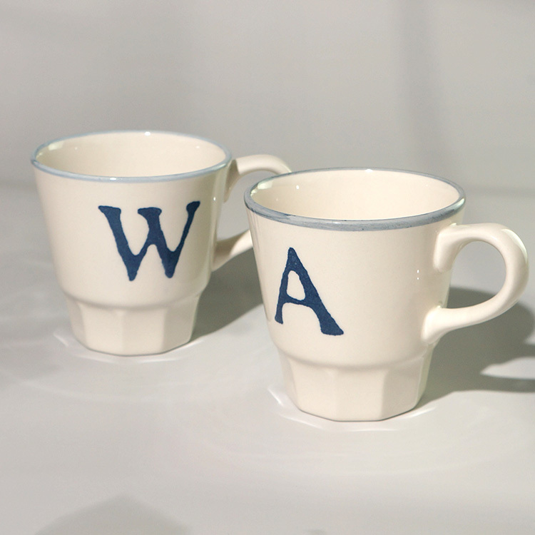 馬克杯∣Alphabe系列 字母W∣日本 IZAWA