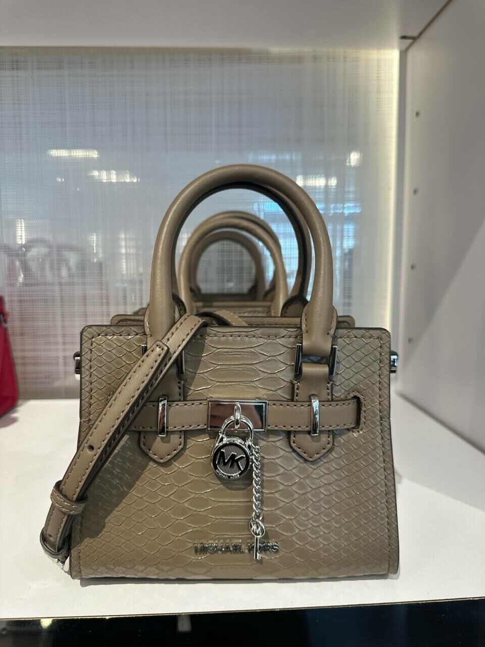 [S] MICHAEL KORS 35R4SHMC0G HAMILTON XS SATCHEL XBODY,DUSK, 196237487957 (SMK852)