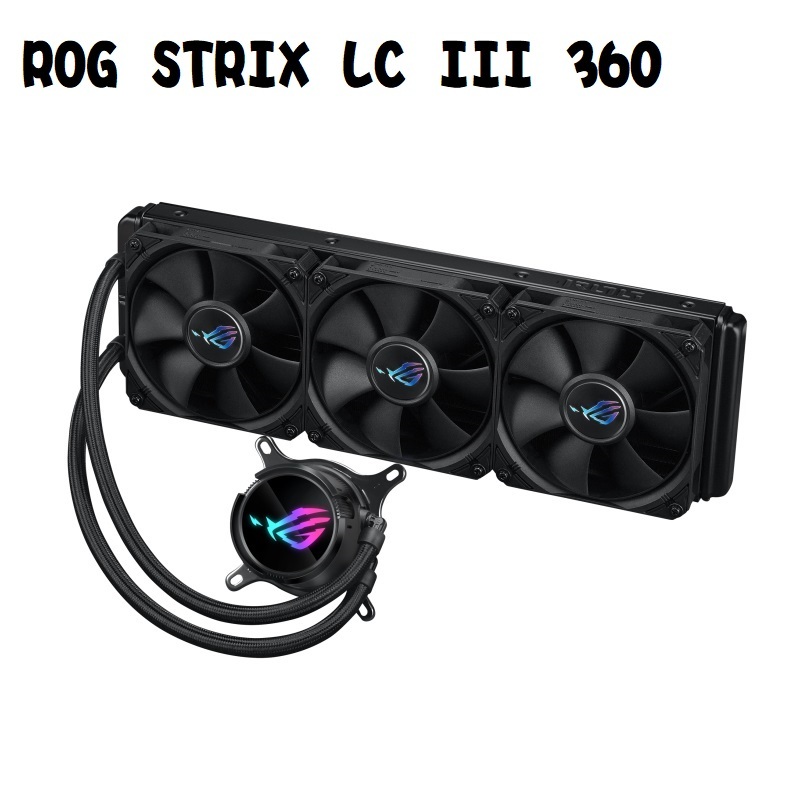 米特3C數位–ASUS 華碩 ROG STRIX LC III 360 飛龍三代/90RC00T0-M0TAY0
