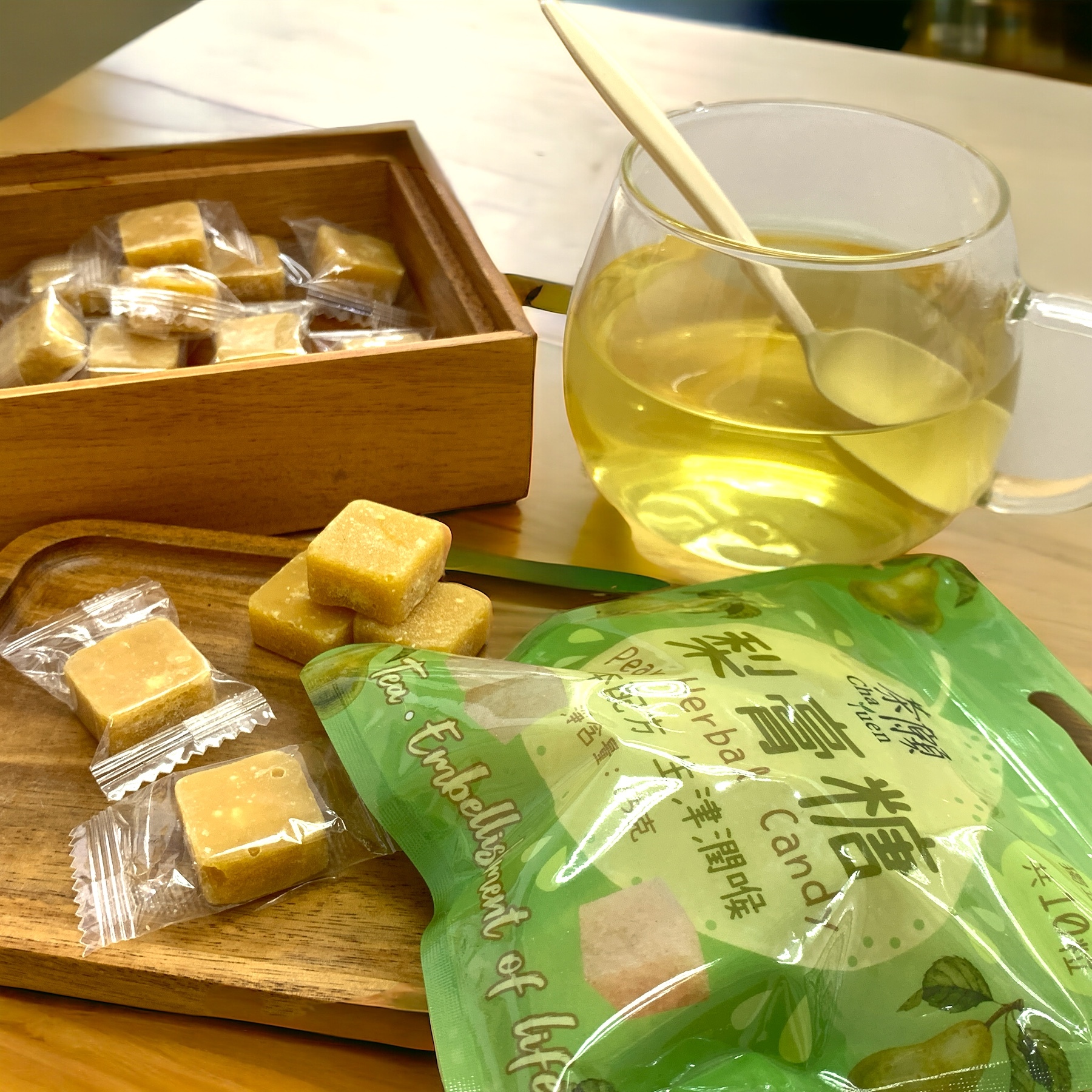 Cha Yuen - Pear Herbal Candy (10 packs)