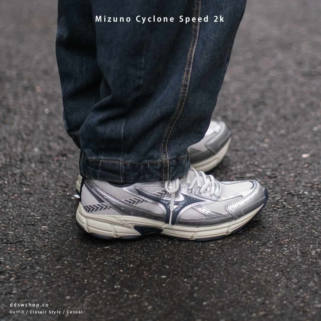 MIZUNO Cyclone Speed 2K 銀色 灰色