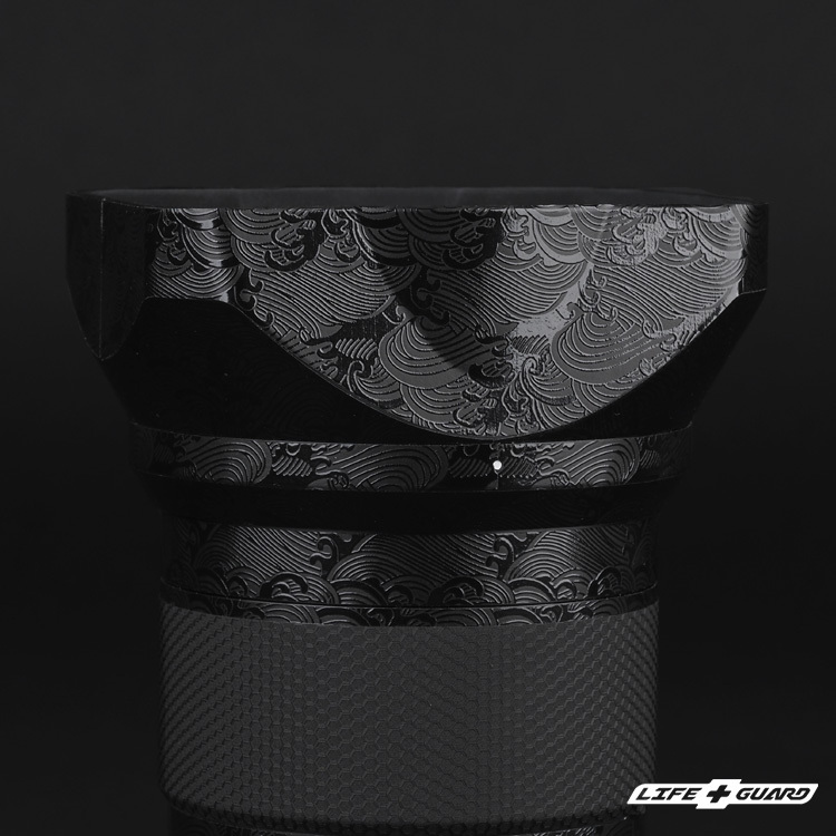 LIFE+GUARD 鏡頭貼膜安裝示意，適用 Leica APO-SUMMICRON-SL 28mm F2