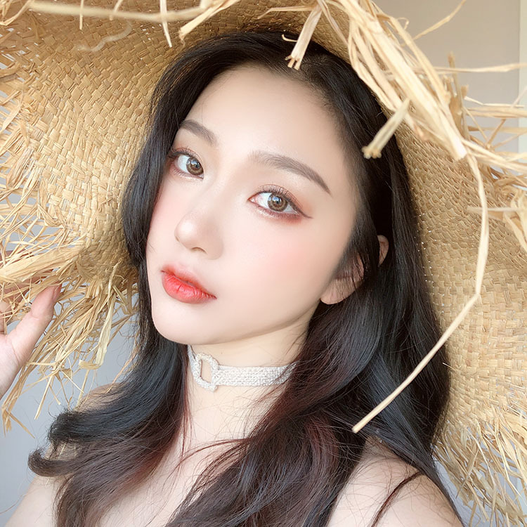 羽框靚 MAXIMAX 彩色月拋    珊瑚棕3片裝