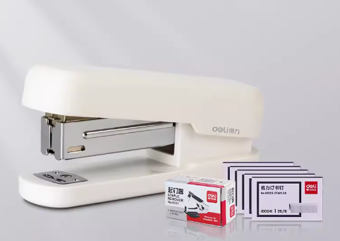 得力迷你釘書機+起釘器+5盒釘書釘 (2套, 1kg)