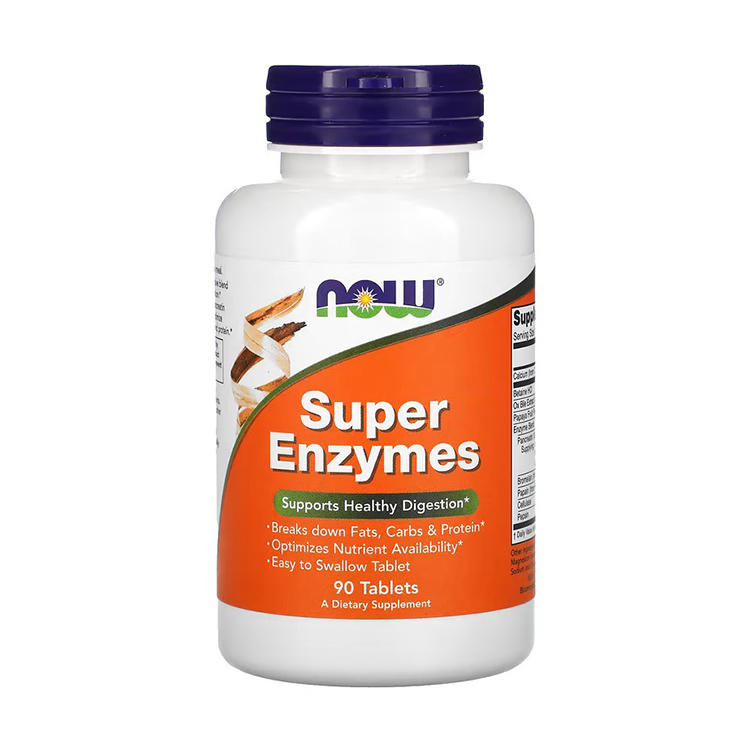 NOW Foods, Super Enzymes, 90 Tablets