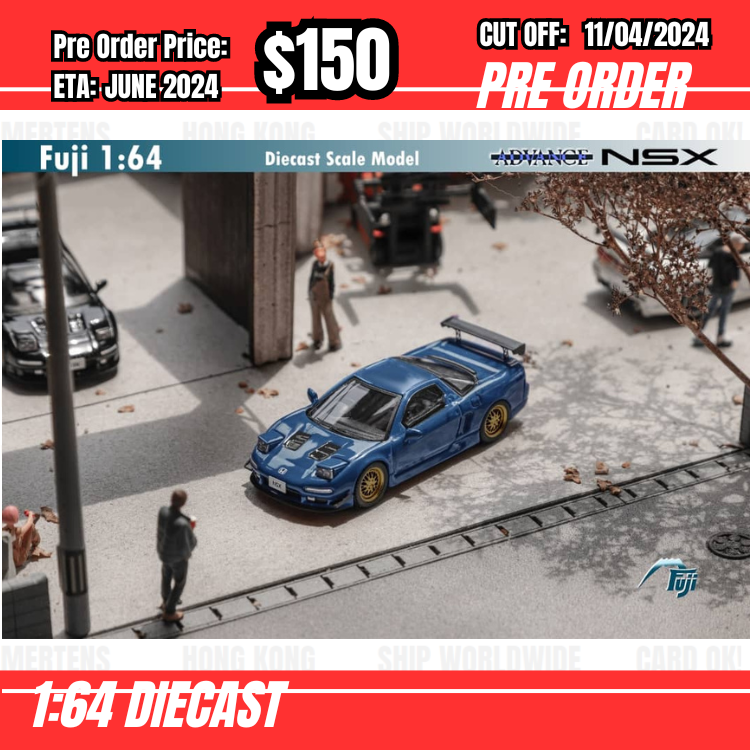RS-$150  * Fuji * 1:64 Honda NSX MK1 NA Advance Blue [OD09/04]