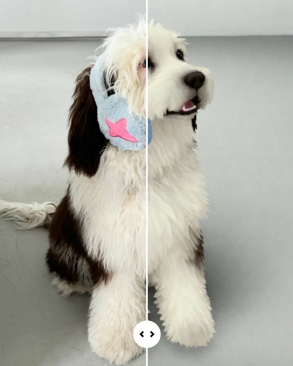 Fe3c 限定款 藍色星星 毛毛耳罩 Y2K