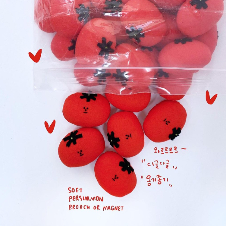 LARA STORE｜全手工織物食物系列小磁鐵