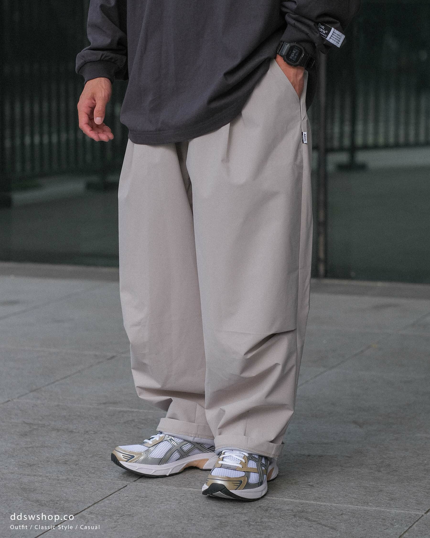 ANST 六袋 Teflon隱拉打折錐形褲 ST.31